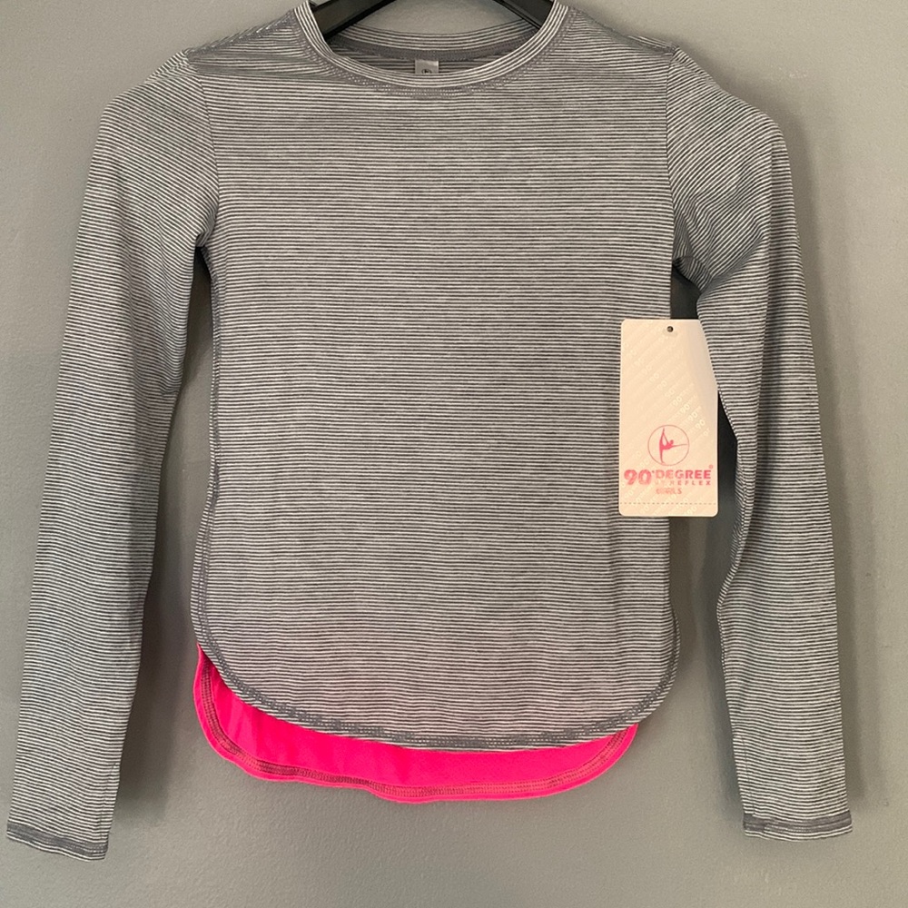 NWT Girls 90 Degree Buy Reflects Long Sleeve Top